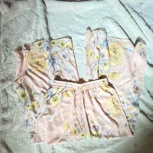 H&M Floral Chiffon pants